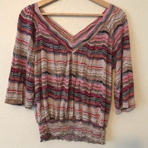 American Rag  • Colorful Blouse  • Size M